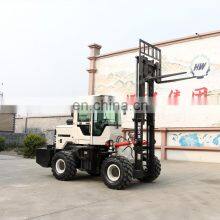 Diesel Forklift Truck Loader Bucket With Attachment 4WD Truck Mounted Forklift thumbnail-4