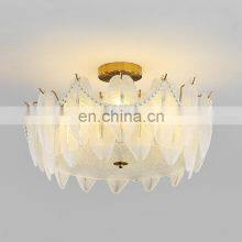 Indoor Gold Mid Century Pearl Beads Luxury Chandelier With Glass Pendant Lamp For Bedroom Decor Wedding Lighting Decor thumbnail-5