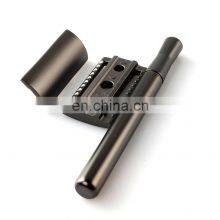 Kinghood Reusable Matte Stainless Steel Double Edge Blade Safety Shaving Razor thumbnail-2