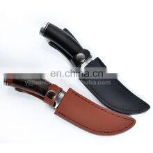 High Quality Hunting Knife Damascus Steel With Horn Handle thumbnail-1