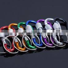 Affordable Snap Black Hooks Metal Custom High Quality Aluminum Carabiner Key Ring Clip thumbnail-4