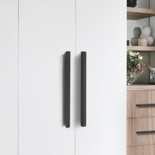 Furniture Hardware Fittings Customized High Quality Simple Style Aluminum Alloy Cabinet Wardrobe Long Door Pull Handles Kitchen Drawer Dresser Hardware
