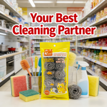 Factory Customization Stainless Steel Scourer Set Supermarket Special Supply Washing Set thumbnail-1
