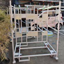 Industrial Metal Turnover Trolley With Adjustable Height thumbnail-2