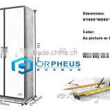 New Metal Closet Organizer Hanging Clothes Wardrobe Closet 2 Swing Door Closet Wholesale thumbnail-6