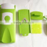 Plastic Multifunctional Chinese Vegetable Cutter 12 Pieces Set thumbnail-4