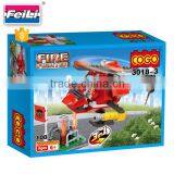 COGO Newest Fire Fighter 3 in 1 Block Toy With 108pcs Plastic Building Bricks thumbnail-5