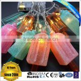 Ice Cream Light Battery Operated China Christmas Home Decoration