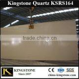 Beige Engineered Quartz Stone Slab Artificial Quartz Stone thumbnail-1