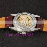 New Casual Fashion Watch WINNER Women Automatic Mechanical Watch Leather Strap Dress Watches For Ladies Best Gift Wristwatches thumbnail-5