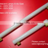 S14s Incandescent or LED Lamps (Full Glass)