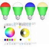 Factory Sale Smartphone Control Dimmable Multicolor E27 Smart APP Led Bulb thumbnail-6