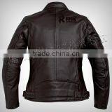 Quality Black Women Motorbike Leather Jacket, Motorcycle Clothing Black Quality Leather Racing Jacket thumbnail-2