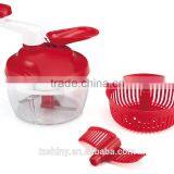 Multifunctional Kitchen Utensil Plastic Salad Spinner Factory Direct Sale Vegetable and Fruit Salad Spinner thumbnail-2