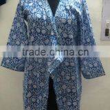 Indian Handmade Girls Wear Stylish Top Designer Women Beach Blouse Modern Girls Wear Block Printed Dress Sexy Casual Wear Top thumbnail-2