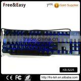 Factory Wholesale Price Led Backlight RGB USB Wired Gamer Keyboard thumbnail-2
