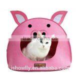 1pcs Luxury Pig Mouth Pet Dog Cat House Removable & Washable Dog Bed Kennel thumbnail-1