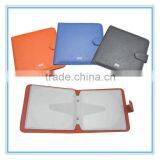 High Quality Customizable Color PVC/PU Leather Material CD Case thumbnail-2