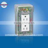 15A 125V Transparent Freezer Protector With Indicator Light