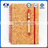 China Manufacturer Cork Paper Notebook for Sale