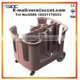 Adjustable Dish Caddies Tray Cart Dish Caddy Maximum Plate Diam. 12-1/4" thumbnail-2