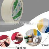 130mic*48mm*50m Degree Rubber Glue White Masking Tape thumbnail-1