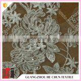 HC-2415-1 Hechun Hot Design Handmade Embroided Flat Lace Bridal Trim thumbnail-4