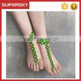 V-990 Elegant Handmade Choice Crochet Barefoot Sandals Anklet Body Jewelry Wholesale Turkey Bracelet Anklet Chain thumbnail-1