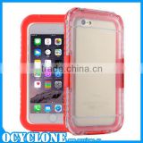 Mobile phone accessories sporting waterproof case for iphone 6