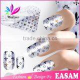 2016 Hot Sell Dot Design Nail Transfer Foil Diy Nail Art Stickers