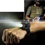 Portable Black Mini Flashlight Like Watch Led USB Charging Flashlights Compass Camping EDC Torch Flash Light Hand Lamp thumbnail-2