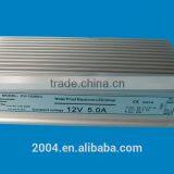 High Efficiency Outdoor Lighting Led Panels,led Strips Constant Voltage Led Driver 60W 12v 5amp/ac dc Power Supply thumbnail-2