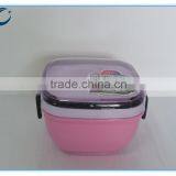 Lunch Box Plastic Lunch Box Double Wall Lunch Box Korean Lunch Box for School thumbnail-5