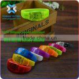 Halloween Professtional Promotion Customized LED Bracelet With OEM Logo, Hot Selling Colorful Light Up Customized LED Bracelet F