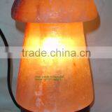 Unique Design Carved Mushroom Himalayan Rock Salt Lamp