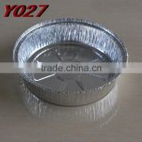 disposable round aluminium foil container Y027
