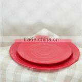 High Quality Wholesale Plastic Cheap Custom Melamine Plate for Dinner thumbnail-4