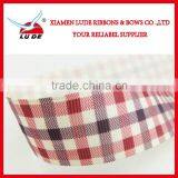 2015 Colorful Tartan Plaid Ribbon