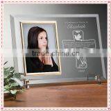 Cross Glass Baptism Photo Frame For Room Decoration thumbnail-1