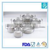 12pcs Luxurious Stainless Steel Cookware Set