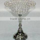 FB124 Beaded Crystal Plate Fruit Bowl Table Centerpieces thumbnail-1