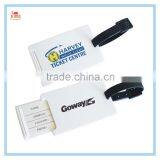 Travel Accessories Square-shape Blank Luggage Tag/identifier With Name Card