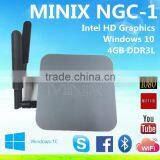 Minix NGC-1 N3150 4GB DDR3L 128GB Windows10(64-bit)/Ubuntu 4GB/128GB/N3150/4K OS Intel Braswell Fanless Mini PC thumbnail-1