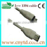 New Product 1394 Cable to 4pin to 6pin Cable