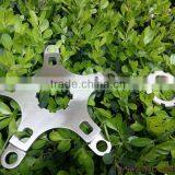 Super Light Titanium Spider for the Bicycles Ti Bike Spider for Cranset Customized Spider Titanium Bicycle Crankset Spider