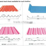 corrugated building materials wall and roofing galvanized steel sheet