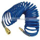 Recoil Hose With USA Type Quick Coupler Hose Available Material :PE(Polyethylene) .PU(Polyurethane).Nylon thumbnail-1