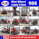Mini Wheel Loader With Price 800kg - Mini Wheel Loader ZLY908 ZL08 Wheel Loader thumbnail-2