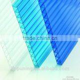 Transparent PC Polycarbonate Plastic Hollow Roofing Sheets Ten Years Quality thumbnail-2