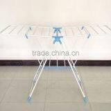 Heavy Duty Folding Dryer Hanger With Wing Style Indoor Drying Rack in White thumbnail-3